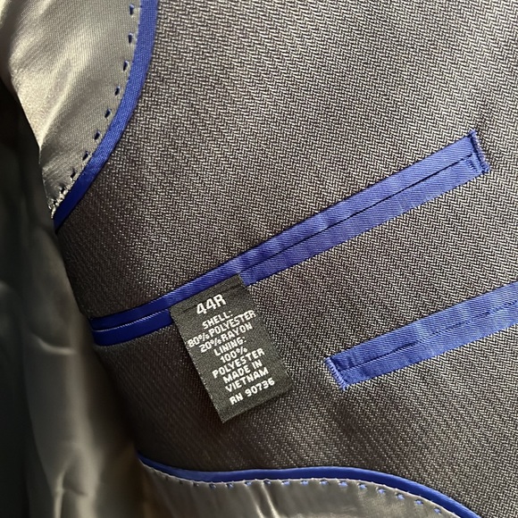 Men’s Alfani suit 44R. Pant 38/30 - Picture 3 of 7